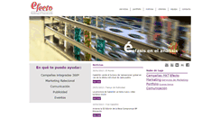 Desktop Screenshot of efectomarketing.com